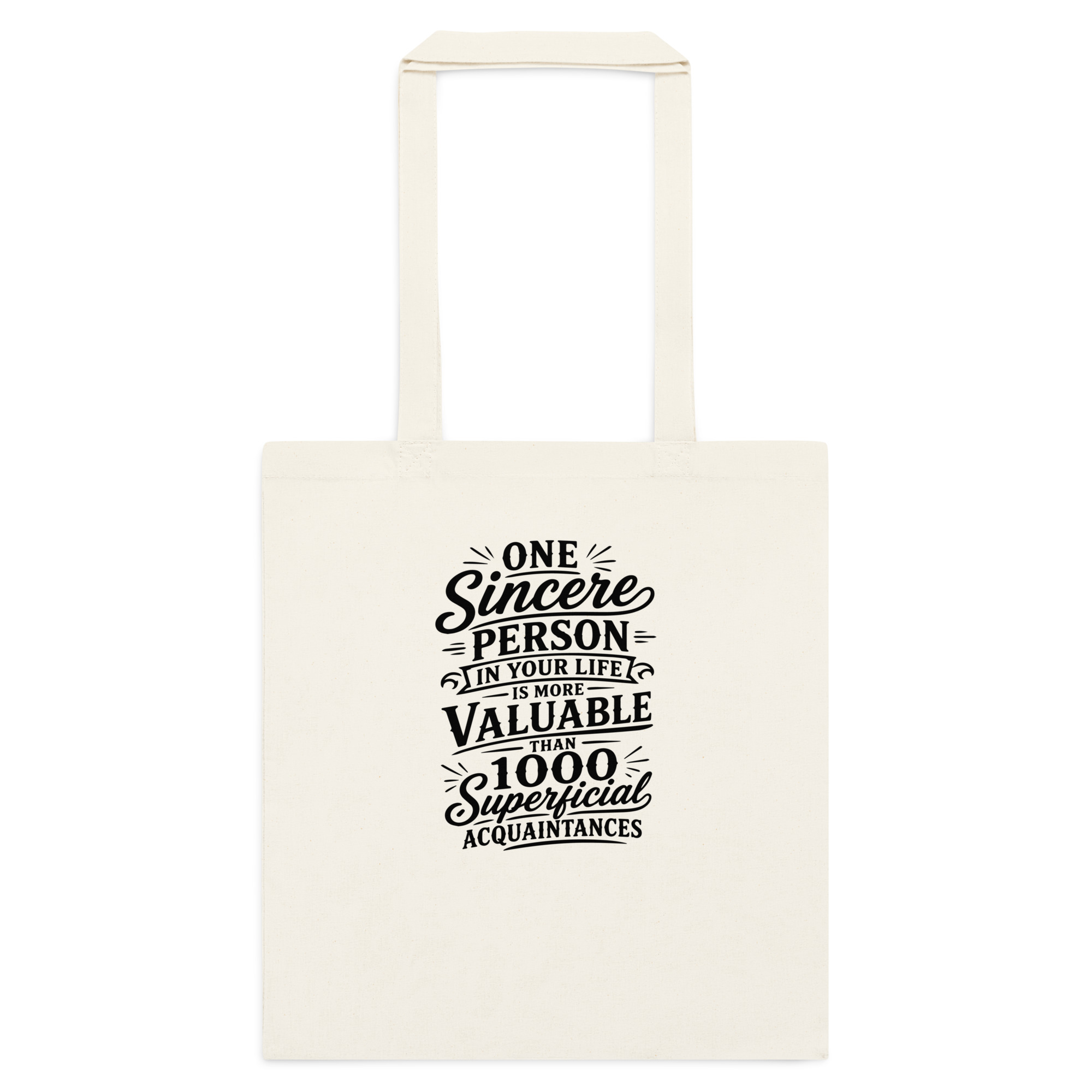 Sincere Over Superficial Tote Bag - Image 2