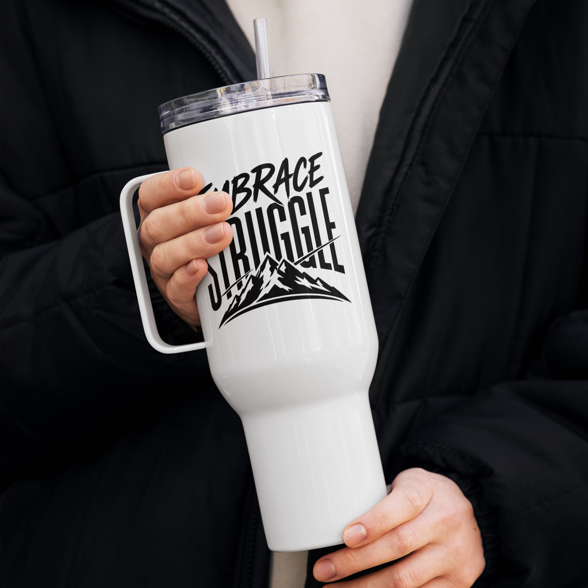 Embrace Struggle Tumbler - Image 5