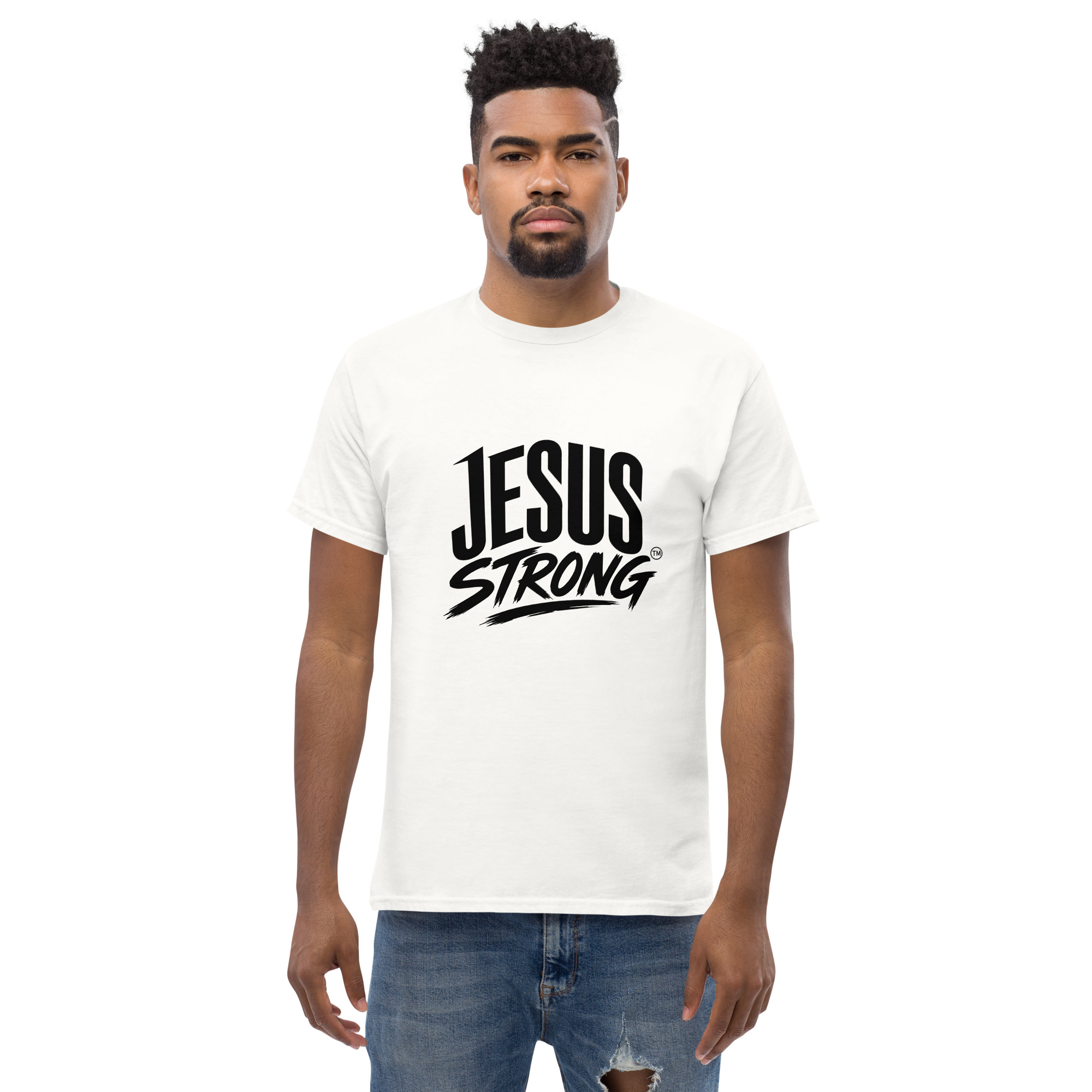 Jesus Strong Unisex T-Shirt - Image 3